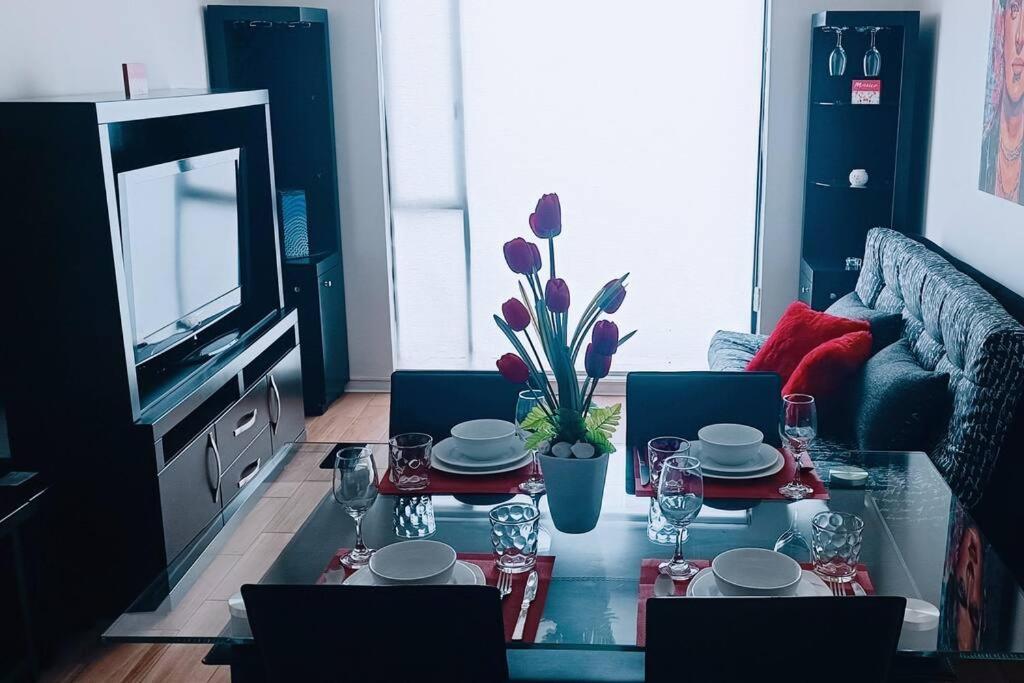 Secure, Central And Quiet Apartment Work Or Travel 멕시코 시 외부 사진