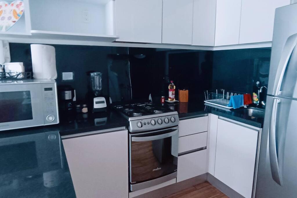 Secure, Central And Quiet Apartment Work Or Travel 멕시코 시 외부 사진