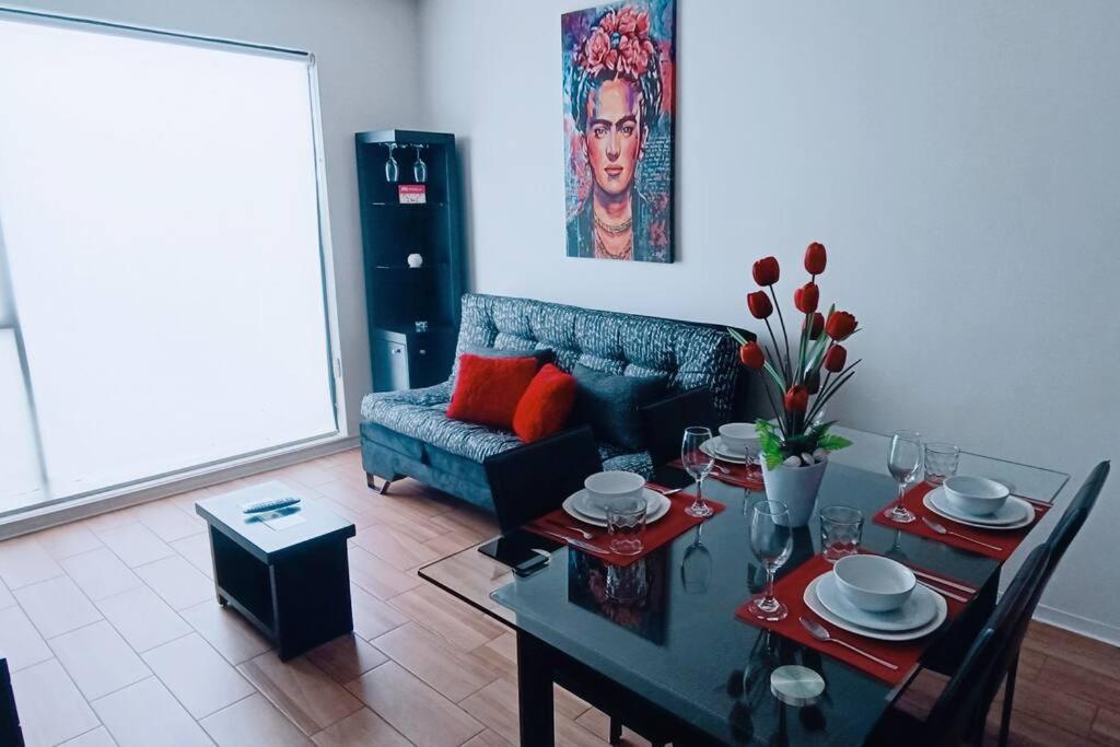 Secure, Central And Quiet Apartment Work Or Travel 멕시코 시 외부 사진
